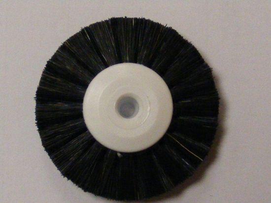 Børste 2/25/50 m/hvid plastkerne 10 stk