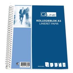 Kollegieblok Linieret A4*