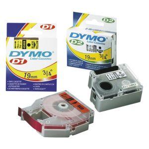 Prægetape Dymo D1 12 mm Sort/hvid*