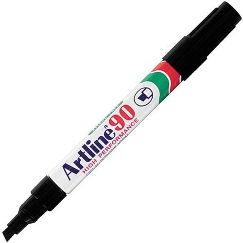 Permanent Marker Artline EK90 2-5mm Kantet Sort*