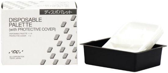 Gradia engangsblandeskål med 6 huller og sort låg, 10 stk*