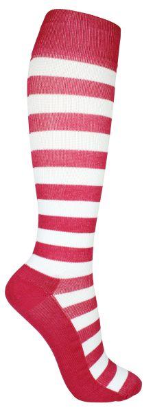 Kompressionsstrømper Pinkstribet Str. 37-39 H
