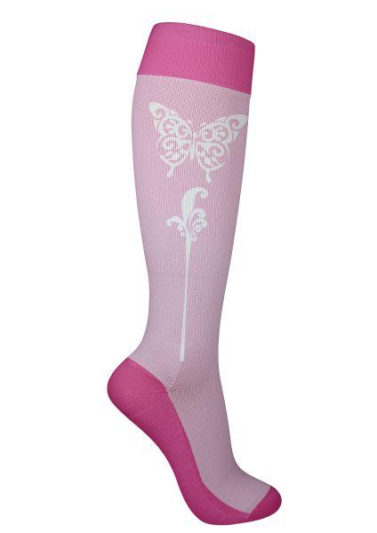 Kompressionsstrømper Sommerfugl Str. 37-39 M