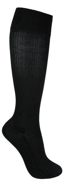 Kompressionsstrømper Bamboo sort Str. 43-45 M