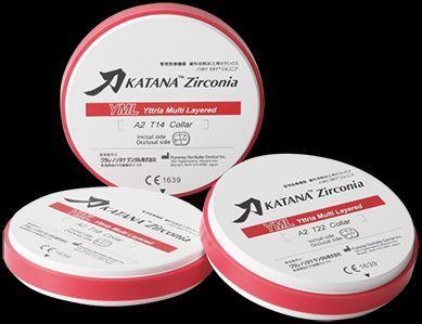 KATANA Zirconia YML Multilayer 22 mm D3*
