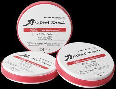 KATANA Zirconia YML Multilayer 22 mm D2*