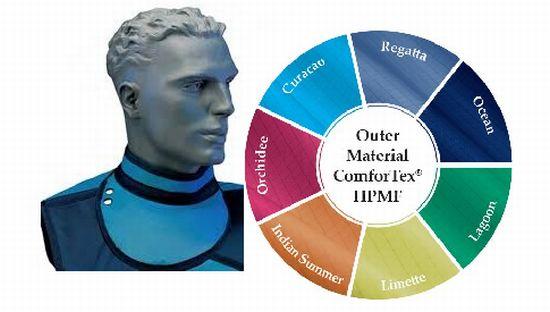 Røntgenkrave voksen Orchidee Regatta blå*