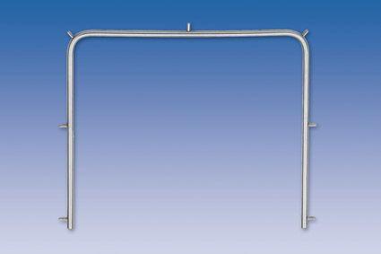 Kofferdamramme i rustfrit stål 110 mm voksen*