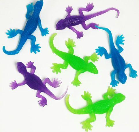 Selvlysende øgler 5 cm 80 stk