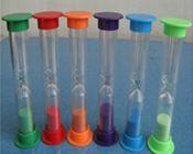 Timeglas med sand assorterede farver 40 stk