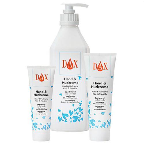 DAX Mild hånd- og hudcreme uparfumeret. 600 ml m/pumpe