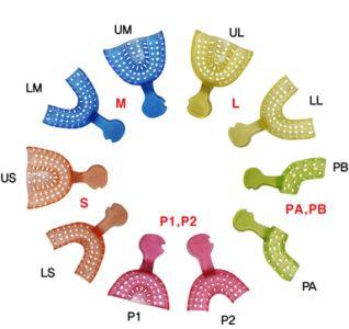 DentiAnn plast aftryksske ass. sæt m. 100 stk