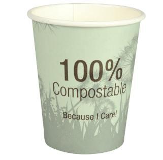 Dandelion pap drikkebæger 24 cl CPLA 50x20stk grøn