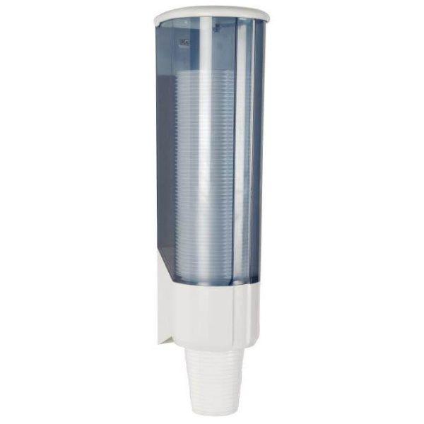 Dispenser til 12 og 21 cl drikkebægre røg/hvid plast*