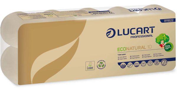 EcoNatural 10 Toiletpapir 2-lag 12x10 rl. genbrugsfiber*