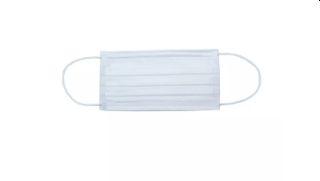 Mundbind elastik Type IIR 3-lags 50 stk Hvid