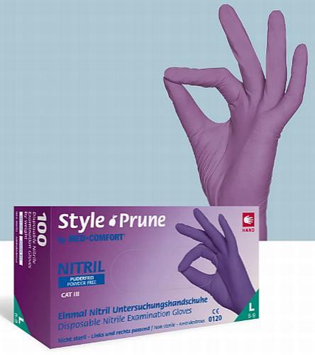Nitrilhandske Style prune/ violet 10x100stk small