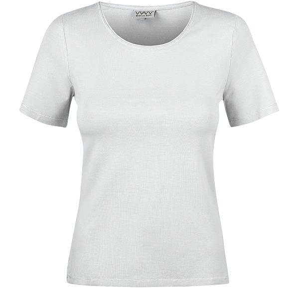 Blød dame T-shirt kortærmet Naturhvid XS*