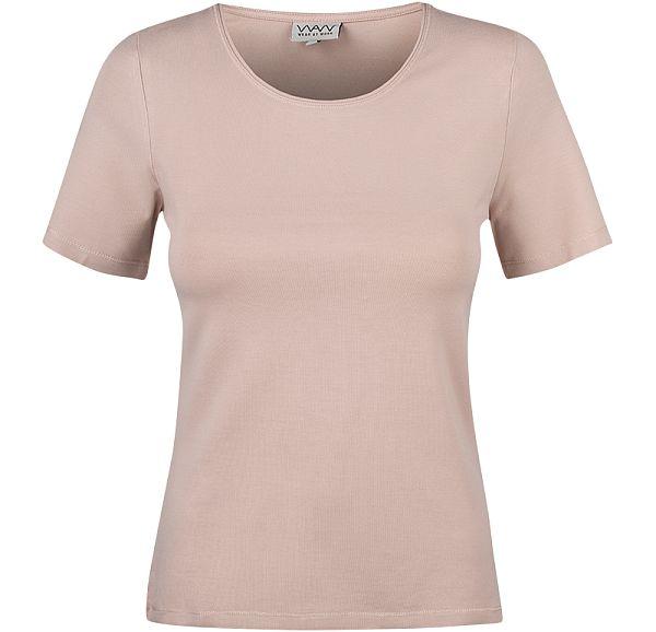 Blød dame T-shirt kortærmet Gammelrosa M*
