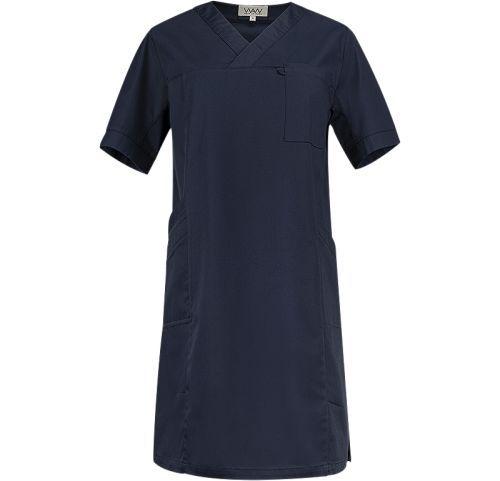 Melina Kjole Navy XXL*