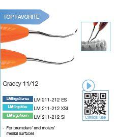 Curette 211-212 ES Gracey 11/12 orange*