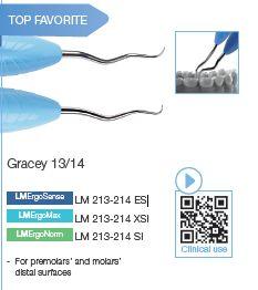 Curette 213-214 ES Gracey 13/14 lysblå