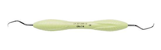 Curette 207-208 ES Rigid Gracey limegrøn*