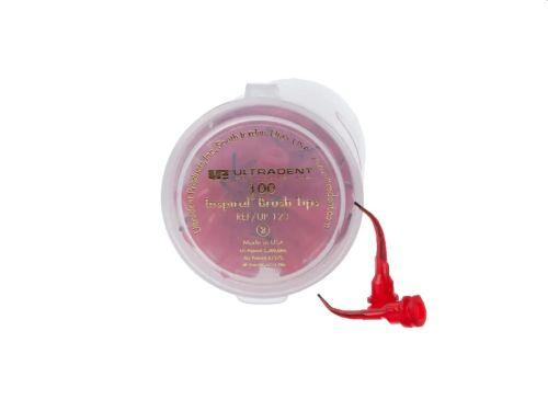 Inspiral Brush spids 100 stk rød Ø1.07 mm