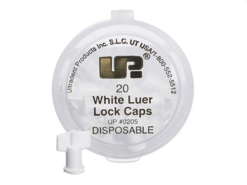 Luer Lock Caps hvid 20 stk*