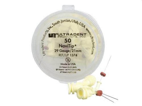 NaviTips 21 mm 29G 50 stk Gul (LOK-TITE)