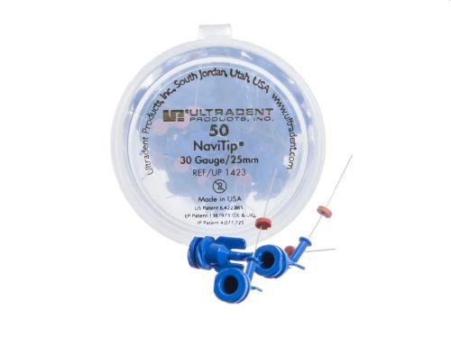 NaviTips 25 mm 30G 50 stk Blå (LOK-TITE)