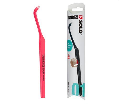 SOLO Ultra soft Tandbørste ass farver 12 stk