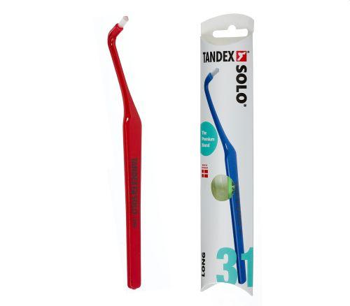 SOLO Long Tandbørste ass farver 12 stk