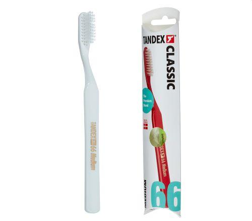 Tandbørste Classic 66 voksen medium 12 stk