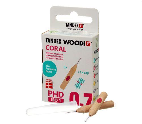 Woodi 12x6 + 1 hætte Coral, PHD 0.7/ISO 1*