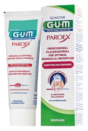 GUM Paroex Gel tandpasta 0.12% 1x75 ml