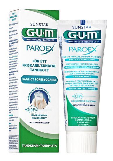 GUM Paroex tandpasta 0.06% m/extra fluor 1x75 ml