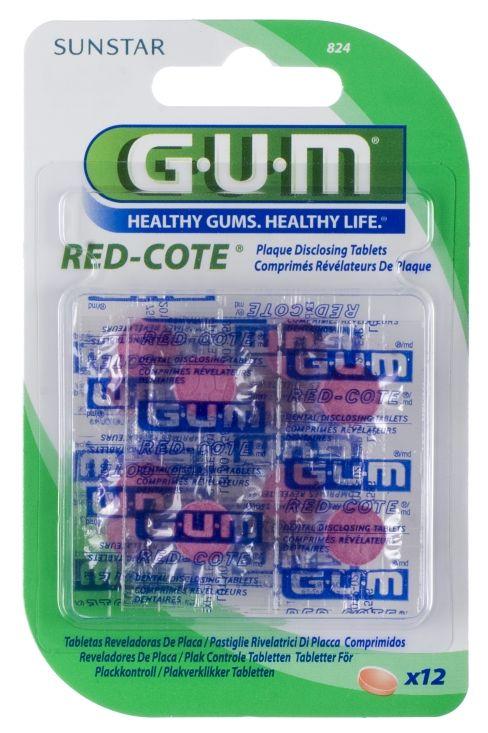 GUM Red Cote farvetabletter 12x12 stk
