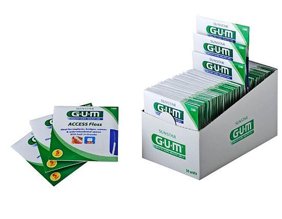 GUM Access Floss 50x5 tråde*