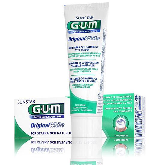 GUM Original White tandpasta 12x75 ml