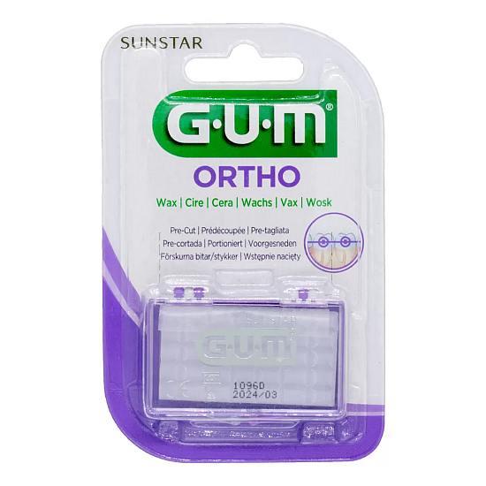 GUM Ortho beskyttelsesvoks blister 12 stk*