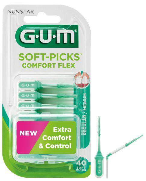 GUM Soft-Picks Comfort Flex 6x40 stk regular
