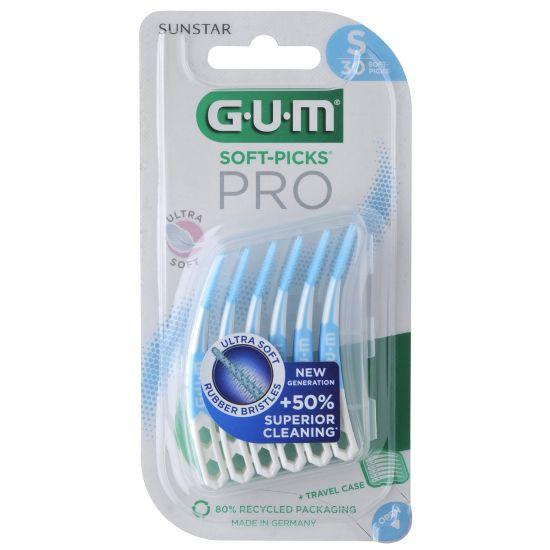 GUM Soft-Picks Pro 6x30 stk small lys blå