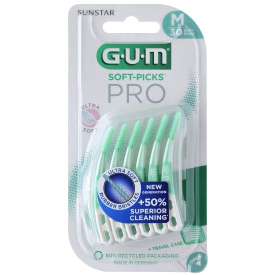 GUM Soft-Picks Pro 6x30 stk medium grøn