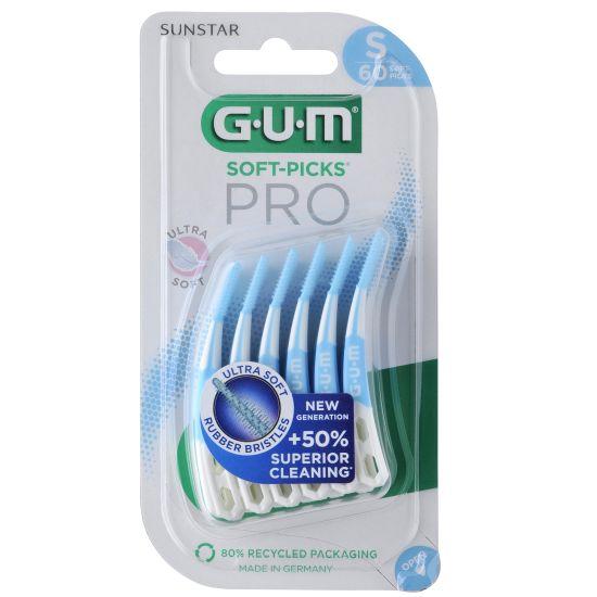 GUM Soft-Picks Pro 6x60 stk small lys blå