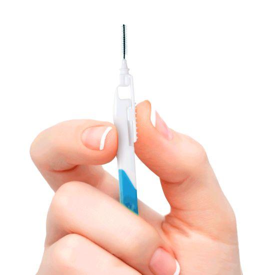 GUM Bi-Direction 0.8x0.4 mm lige blå 36 stk ISO 2*