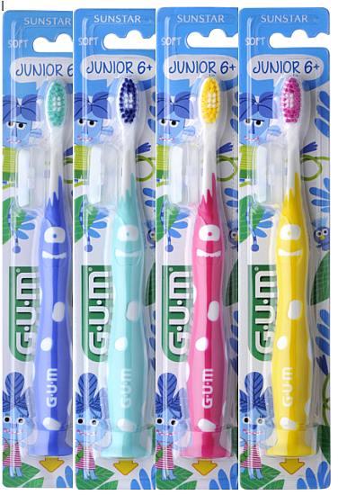 GUM Kids tandbørste 7-9 år blød 12 stk blister*