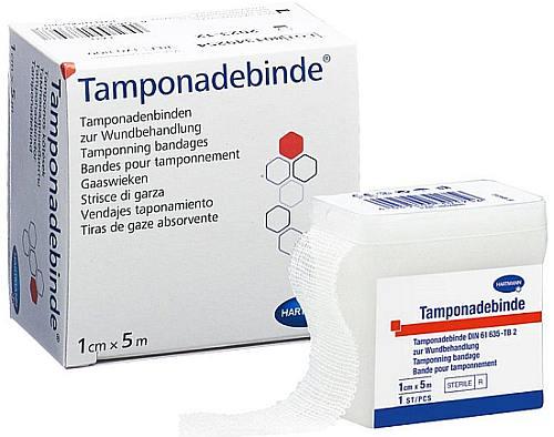 Tamponade 24 tråds gazestrip 1cm x 5m steril*