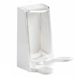 Vægdispenser hvid med plast albuebetj. 0.7 l*