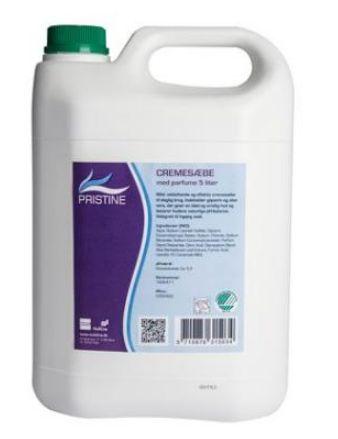 Cremesæbe Svanemærket med parfume uden parabener 5 liter*